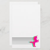 COREY TIGER 1980sレトロヴィンテージユニコーン 便箋 (正面/裏面)