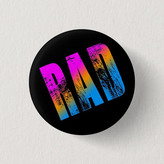 COREY TIGER 1980s新波素晴らしいピンボタン 缶バッジ (正面)