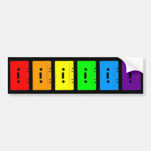 Corey Tiger 80sカセットテープRainbow バンパーステッカー