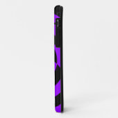 Corey Tiger 80sネオンオペアート(紫) Case-Mate iPhoneケース (裏面/左)