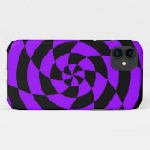 Corey Tiger 80sネオンオペアート(紫) Case-Mate iPhoneケース (裏面(横))