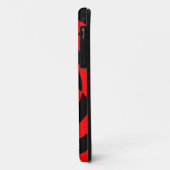 Corey Tiger 80sネオンオペアート（赤） Case-Mate iPhoneケース (裏面/左)