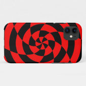 Corey Tiger 80sネオンオペアート（赤） Case-Mate iPhoneケース (裏面(横))