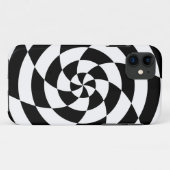Corey Tiger 80sネオンオペアート(黒/白) Case-Mate iPhoneケース (裏面(横))