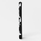 Corey Tiger 80sネオンカモフラージュ(グレー) Case-Mate iPhoneケース (裏面/左)