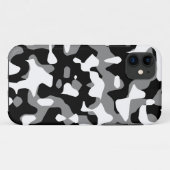 Corey Tiger 80sネオンカモフラージュ(グレー) Case-Mate iPhoneケース (裏面(横))