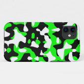 Corey Tiger 80sネオンカモフラージュ(緑) Case-Mate iPhoneケース (裏面(横))