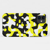 Corey Tiger 80sネオンカモフラージュ(黄色) Case-Mate iPhoneケース (裏面(横))