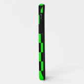 Corey Tiger 80sネオンチェッカーボード(緑) Case-Mate iPhoneケース (裏面/左)