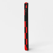 Corey Tiger 80sネオンチェッカーボード（赤） Case-Mate iPhoneケース (裏面/左)