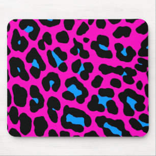 Corey Tiger 80sレトロピンクヒョウ印刷マウスパッド マウスパッド