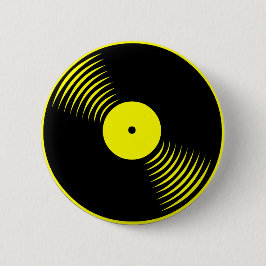 Corey Tiger 80sレトロヴィンテージレコードのピン 缶バッジ