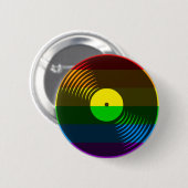 Corey Tiger 80sレトロヴィンテージレコードのピン 缶バッジ (正面&裏面)