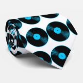 Corey Tiger 80sレトロヴィンテージレコード・タイ ネクタイ (ロール)