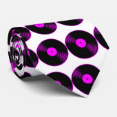 Corey Tiger 80sレトロヴィンテージレコード・タイ ネクタイ (ロール)