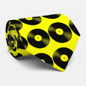 Corey Tiger 80sレトロヴィンテージレコード・タイ ネクタイ (ロール)