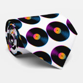 Corey Tiger 80sレトロヴィンテージレコード・タイ ネクタイ (ロール)