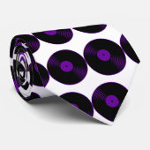 Corey Tiger 80sレトロヴィンテージレコード・タイ ネクタイ (ロール)