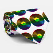 Corey Tiger 80sレトロヴィンテージレコード・タイ ネクタイ (ロール)