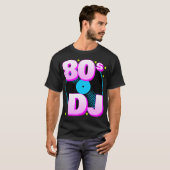 Corey Tiger 80sレトロ80s DJ Tシャツ (正面フル)
