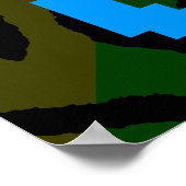 Corey Tiger 80sレトロI Love 80s ポスター (角)