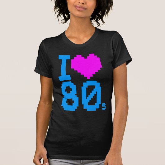 Corey Tiger 80sレトロI Love 80s Shirt Tシャツ (正面)
