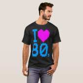 Corey Tiger 80sレトロI Love 80s Shirt Tシャツ (正面フル)