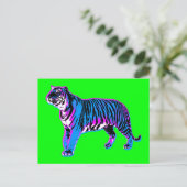 Corey Tiger 80sヴィンテージタイガー(緑) ポストカード (スタンド正面)