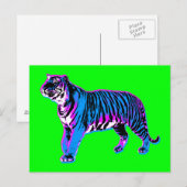 Corey Tiger 80sヴィンテージタイガー(緑) ポストカード (正面/裏面)
