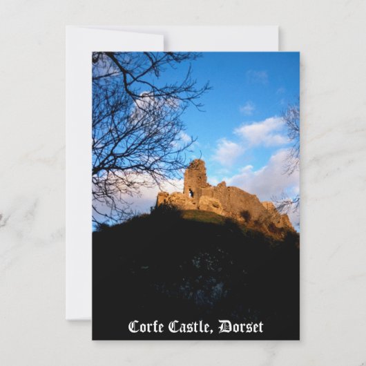 Corfe Castleカード (正面)