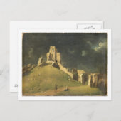Corfe Castle, Dorset, 1764 (キャンバス油) ポストカード (正面/裏面)