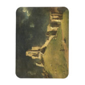 Corfe Castle, Dorset, 1764 (キャンバス油) マグネット (縦)
