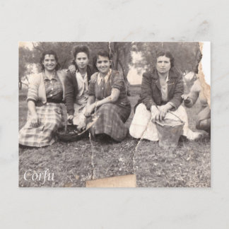 Corfu古い写真 ポストカード