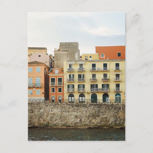 Corfu Old Town Venetian Wall, Greece ポストカード (正面)