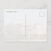 Corfu Old Town Venetian Wall sunset, Greece ポストカード (裏面)