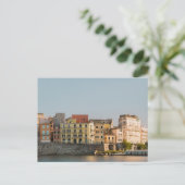 Corfu Old Town Venetian Wall sunset, Greece ポストカード (スタンド正面)