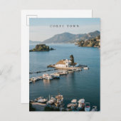 Corfu Town Vlacherna Monastery Scenic ポストカード (正面/裏面)