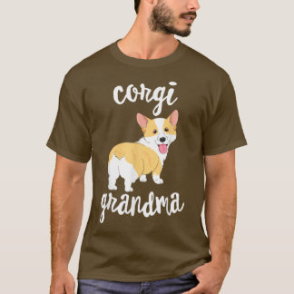 CorgiおばあちゃんCorgiギフトCorgi愛好家Tシャツ Tシャツ