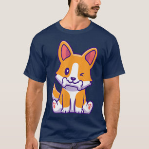 Corgiおもしろい Dog、愛犬家、パパ、母、子供のために Tシャツ