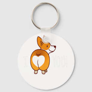 Corgiお尻Tシャツ – Love Dog Pet Puppy Coules Gi キーホルダー