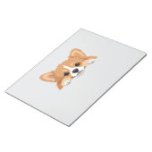 Corgiかわいいかわいい動物おもしろいアニメ ノートパッド (アングル)
