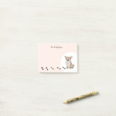 Corgiのパーソナライズ ポストイット (デスク上)