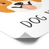 CORGIカスタマイズ可能 – 犬の名前を追加 ポスター (角)