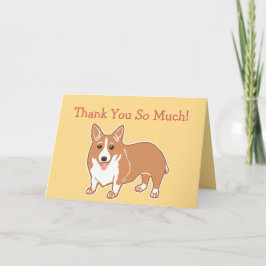 Corgiカードをどうもありがとう サンキューカード