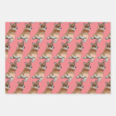 Corgiギフトラップセット ラッピングペーパーシート (正面3)