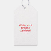 Corgiクリスマスギフトタグ ギフトタグ (裏面)