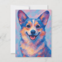 Corgiグリーティングカード