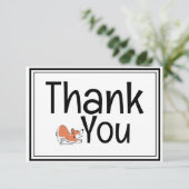 Corgiパーソナライズされた両面カードに感謝 サンキューカード (スタンド正面)