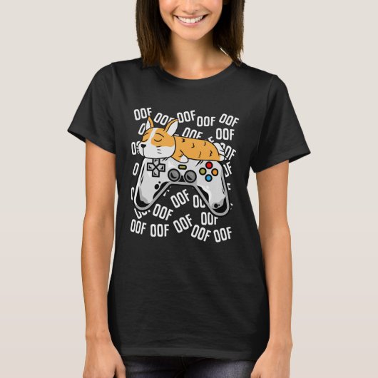 CorgiビデオゲームキッズボーイズガールズのNoob Tシャツ (正面)