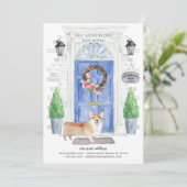 Corgiフロントドアの移動案内 招待状 (スタンド正面)